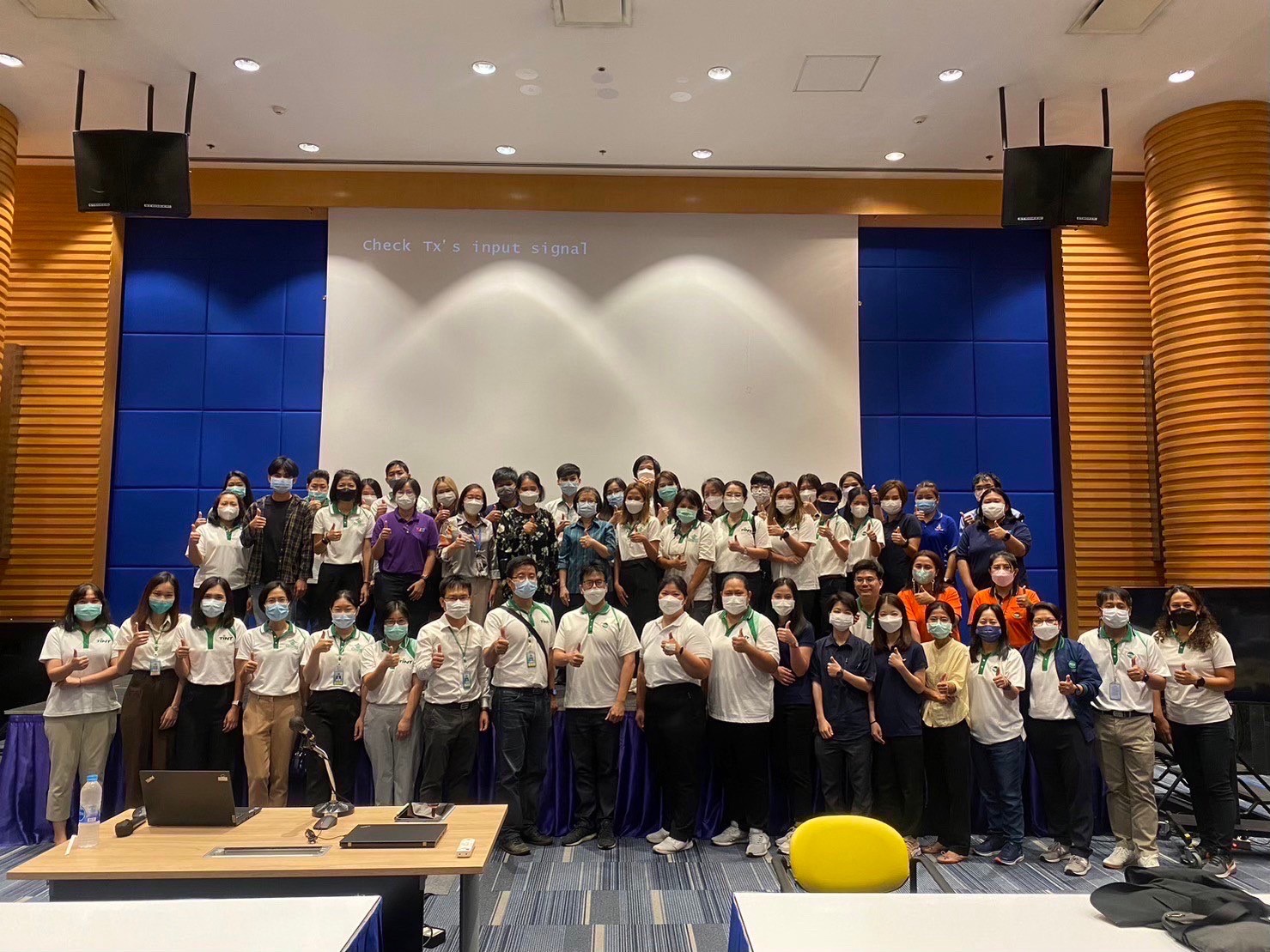 TINT visits covid hospital center