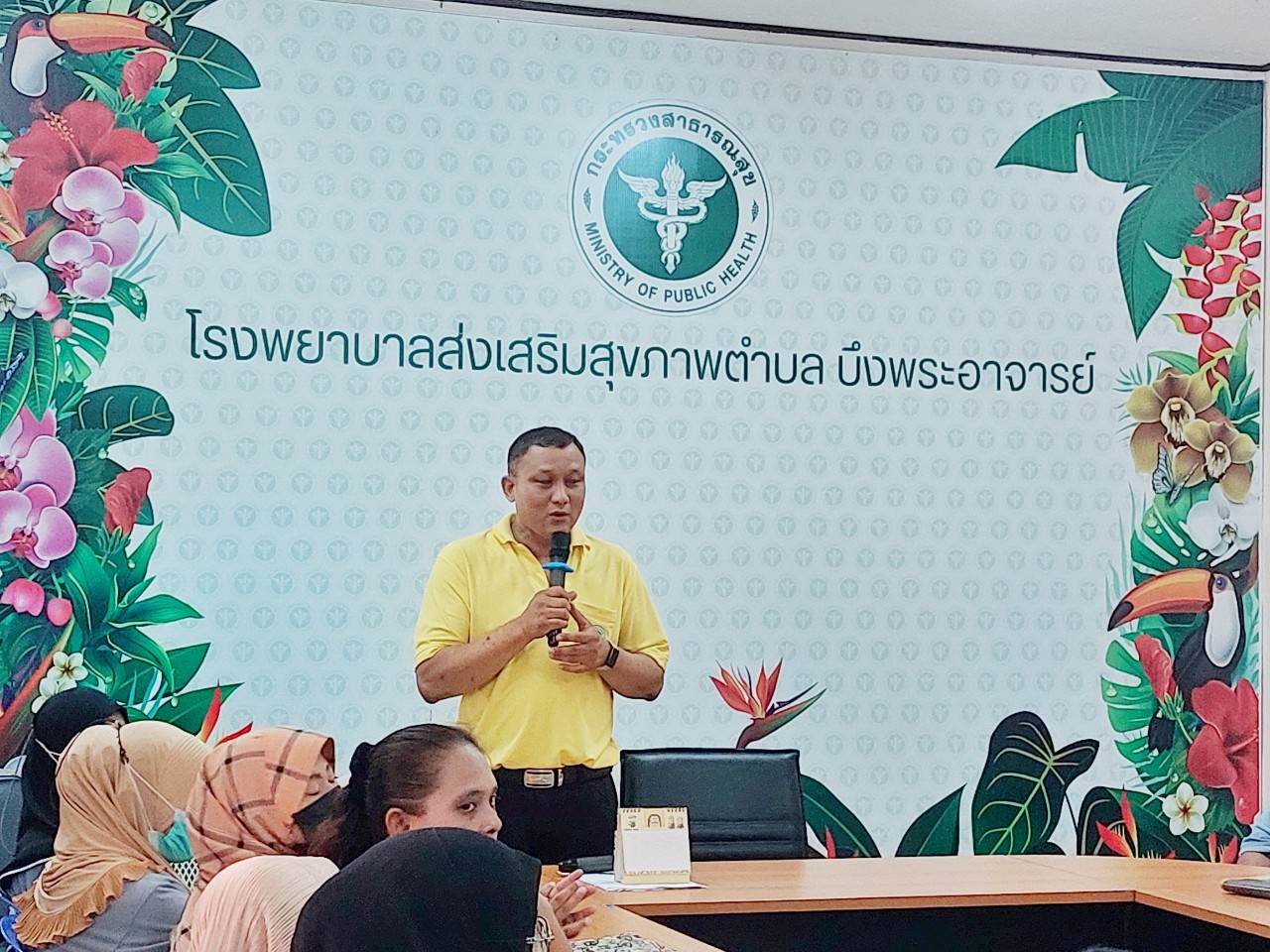 TINT visits covid hospital center