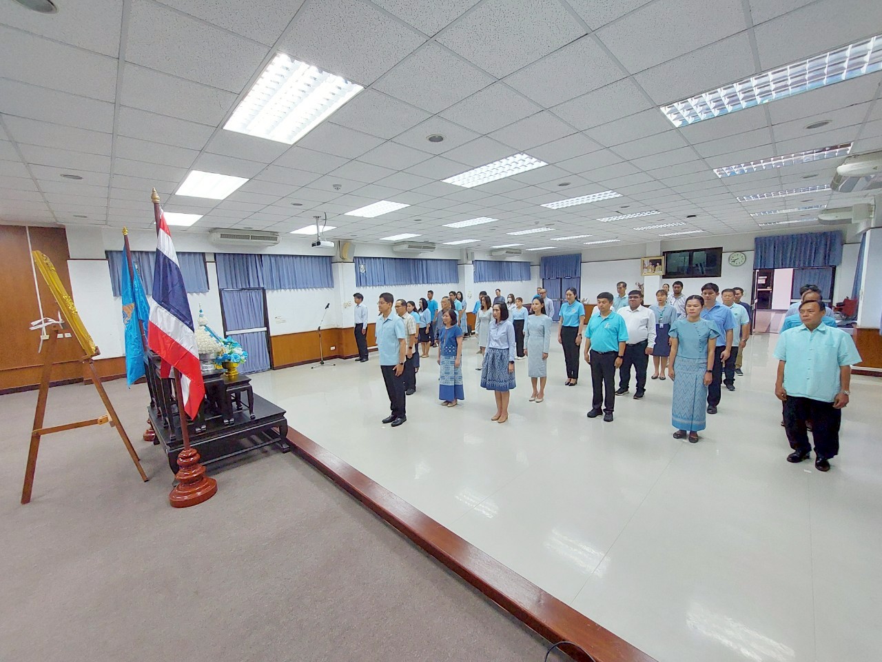 TINT visits covid hospital center