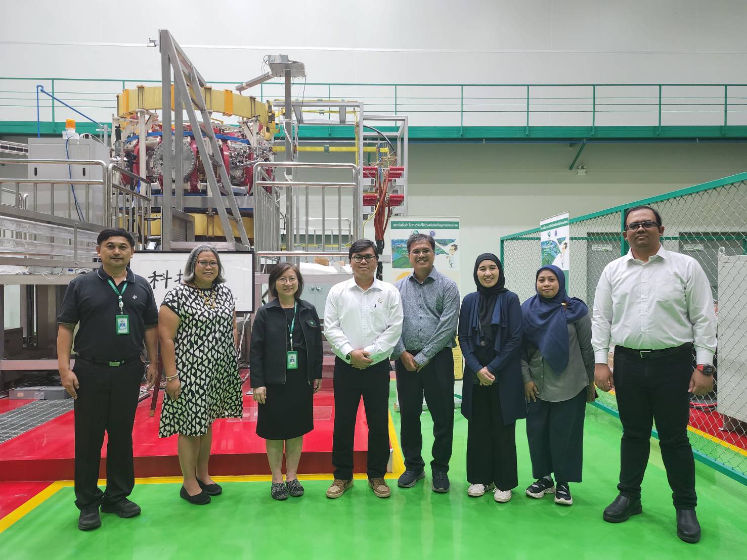 TINT visits covid hospital center