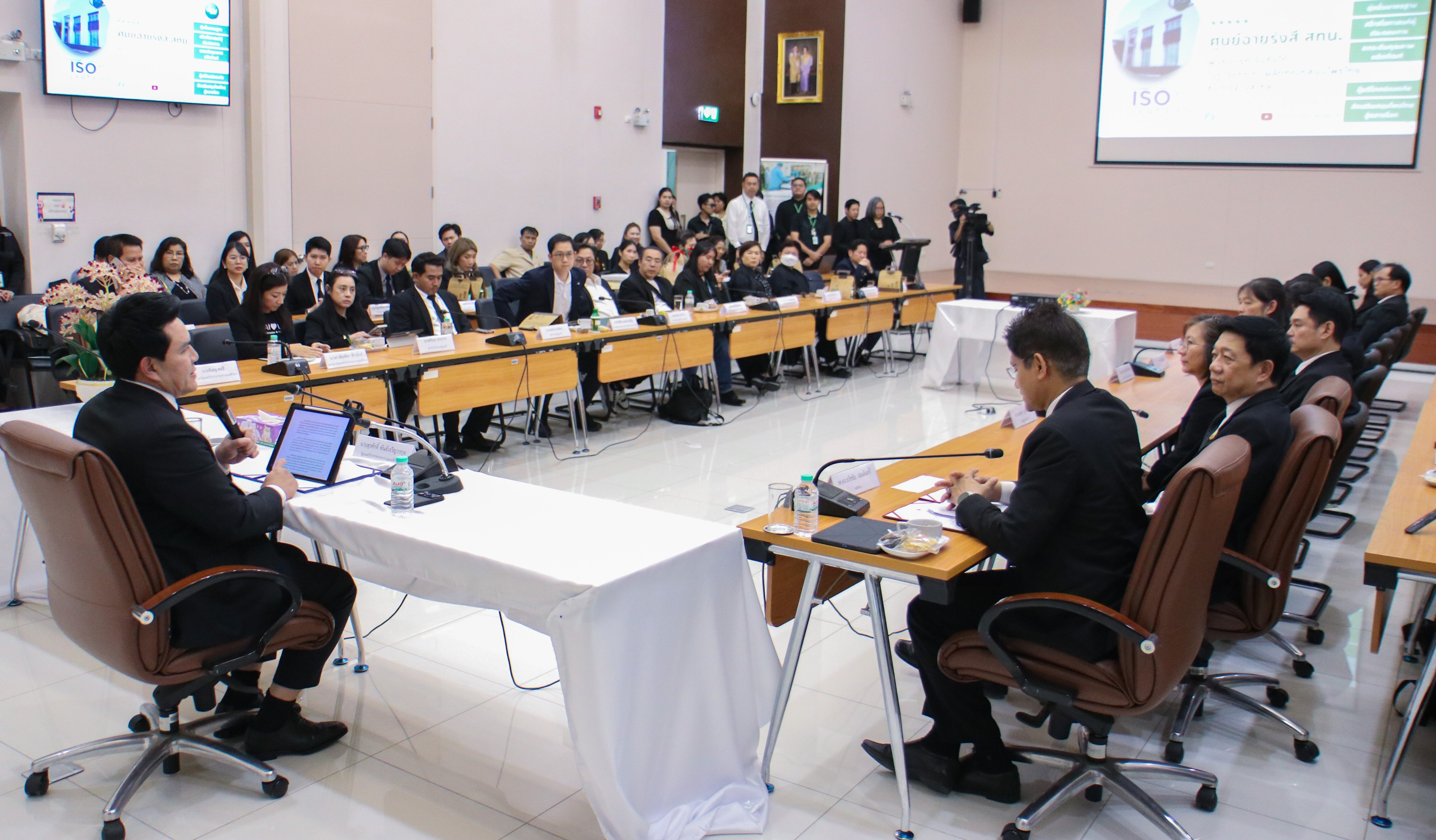 TINT visits covid hospital center