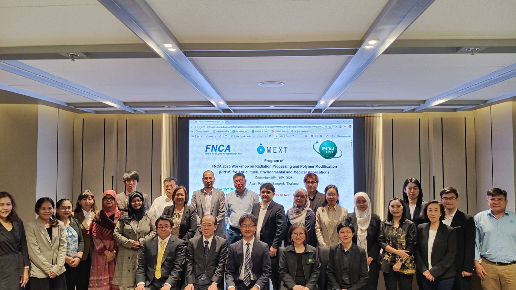 TINT visits covid hospital center