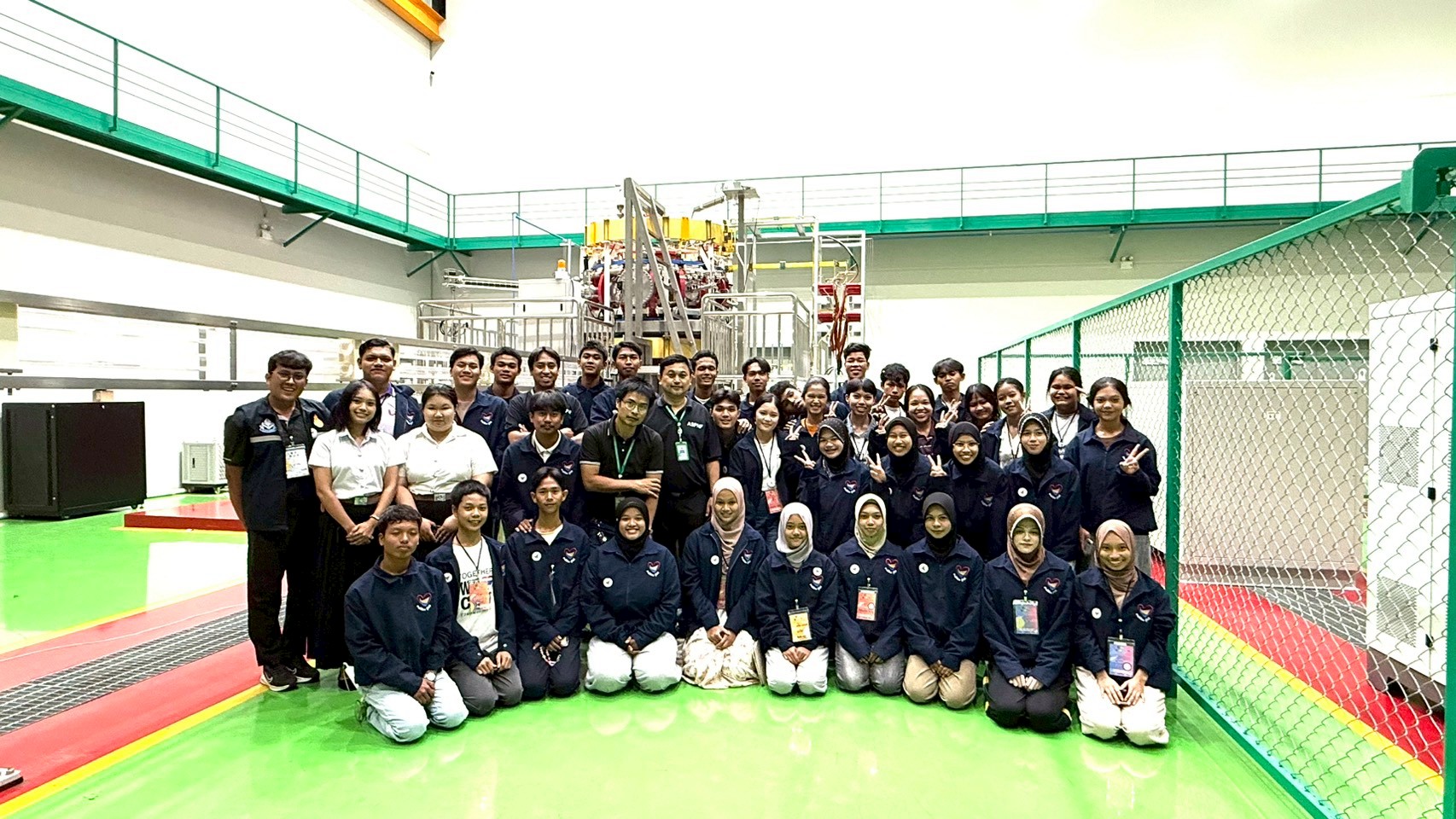 TINT visits covid hospital center