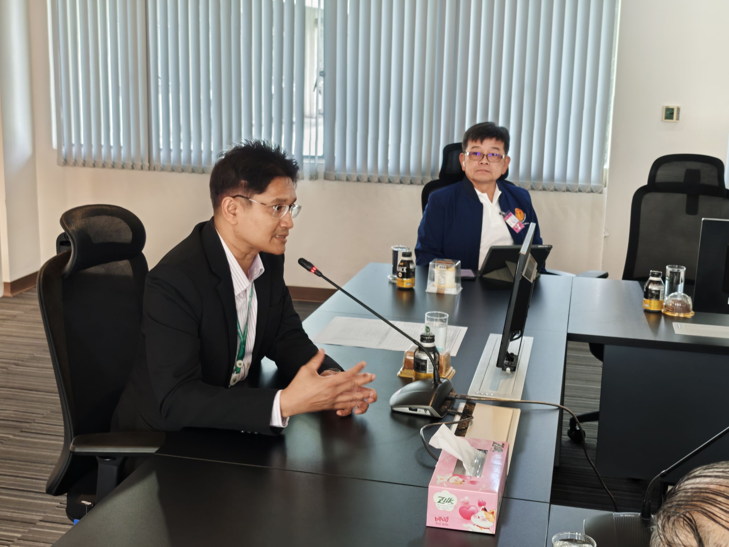 TINT visits covid hospital center