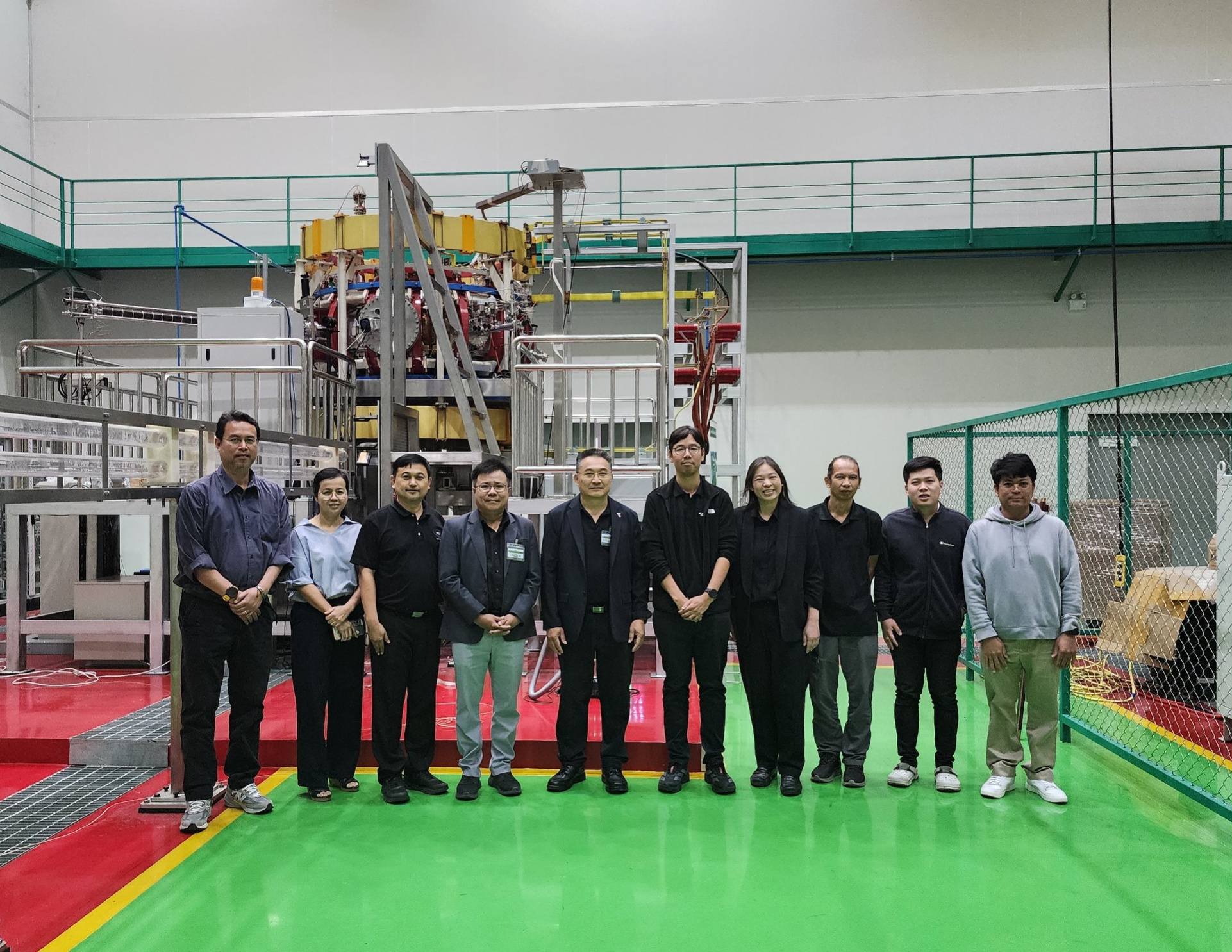 TINT visits covid hospital center